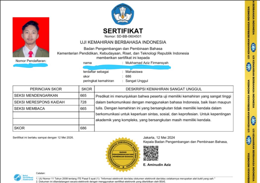 Uji Kemahiran Berbahasa Indonesia