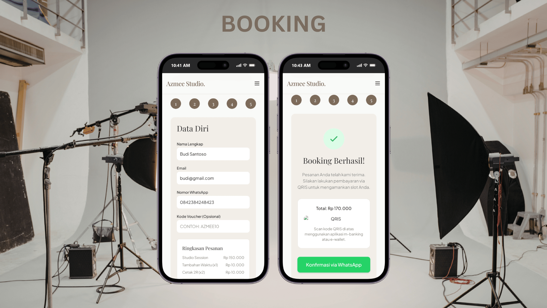 Booking