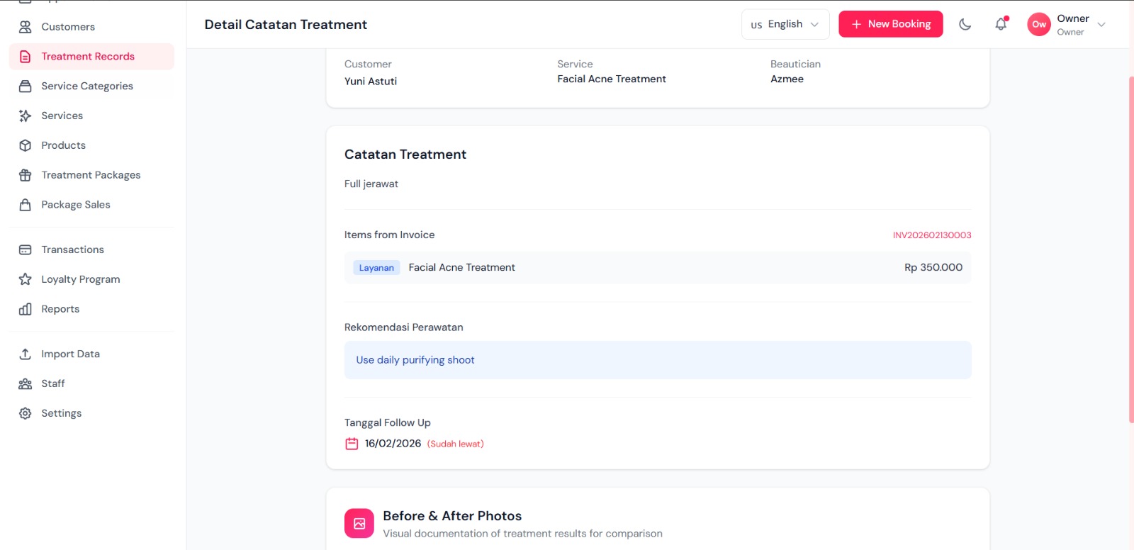 Treatment Records